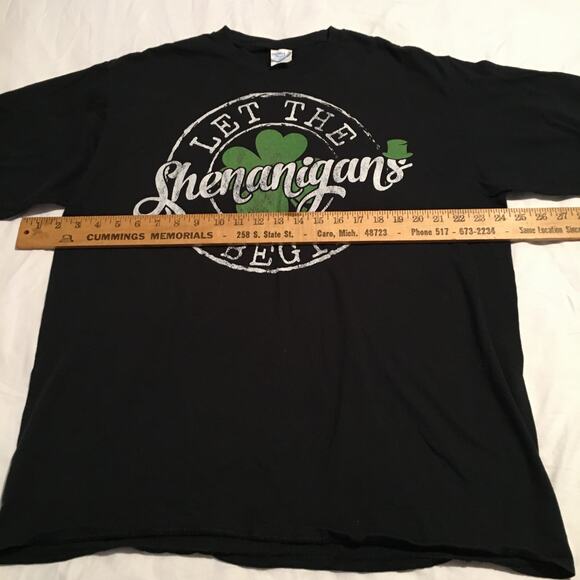 Let the Shenanigans begin St Patrick's Day T-shirt XL Shamrock - Picture 4 of 6